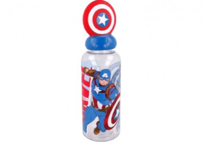 Garrafa 3D Capitão América Avengers 560ml