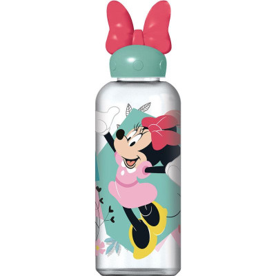 Garrafa 3D Minnie lacinho Disney 560ml