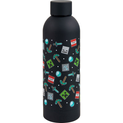 Garrafa Aço Inoxidável 500ml Minecraft