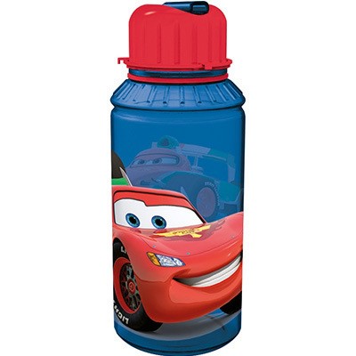 Garrafa água Disney Cars c/ palhinha