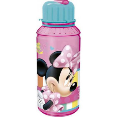 Garrafa água Disney Minnie c/ palhinha