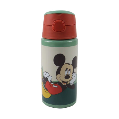 Garrafa Aluminio Flip Mickey Mouse Camping 500ml