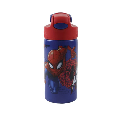 Garrafa Aluminio Spiderman Web 500ml