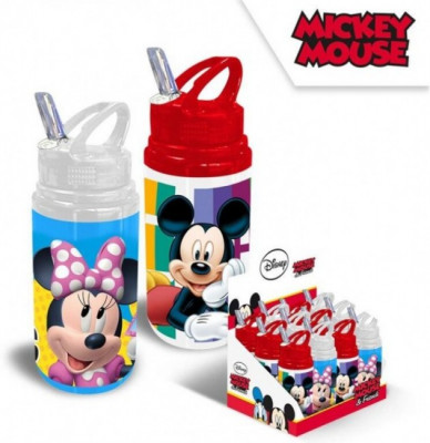 Garrafa de Alumínio  sortido Mickey e Minnie Disney 500ml