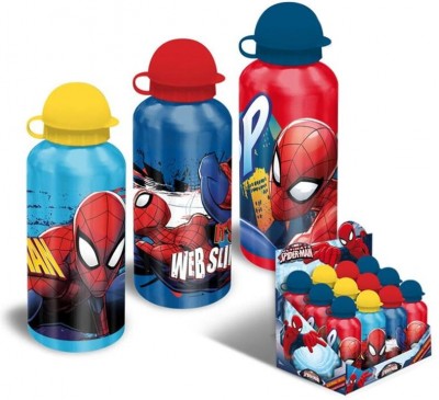 Garrafa em Alumínio do Spiderman Marvel 500ml - Sortido