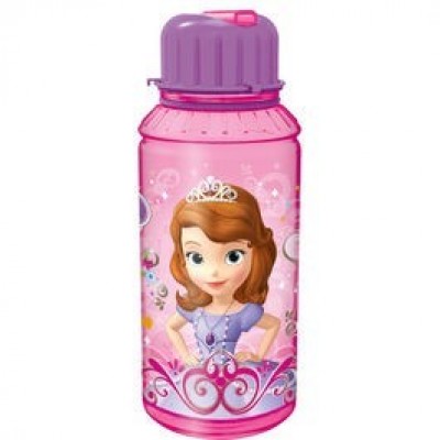 Garrafa plástico palhinha Disney Princesa Sofia