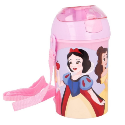 Garrafa Pop Up 450ml Princesas Disney