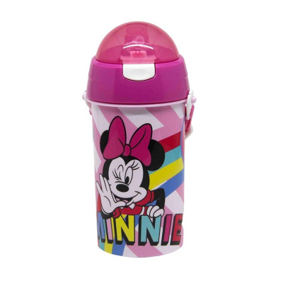 Garrafa Pop Up 500ml Minnie