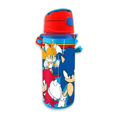 Garrafa Pop Up Aluminio Sonic 600ml