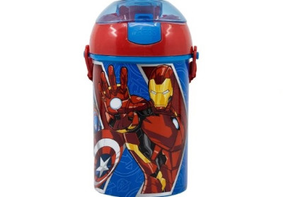 Garrafa Pop Up Avengers Marvel 450ml