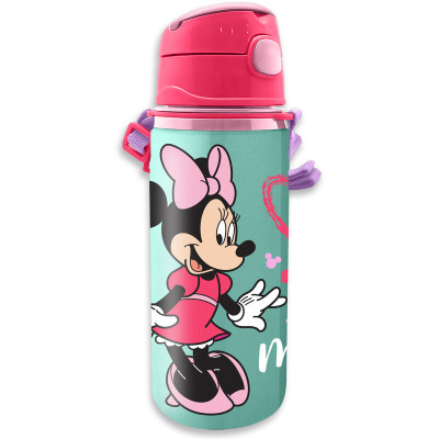 Garrafa Pop Up Minnie Disney 600ml