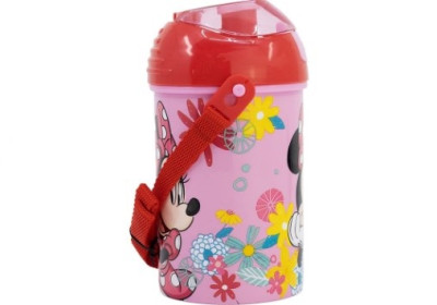 Garrafa Pop Up Minnie Spring Look 450ml