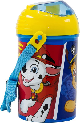 Garrafa Pop Up Patrulha Pata Pup Power 450ml