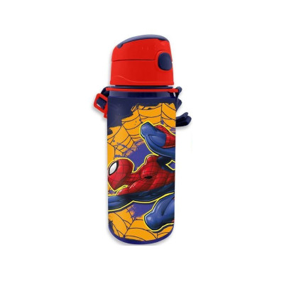 Garrafa Pop Up Spiderman Homem-Aranha 600ml