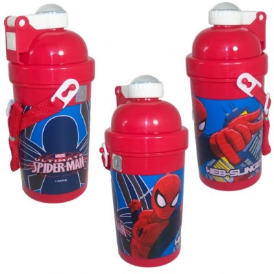 Garrafa Popup Marvel Spiderman