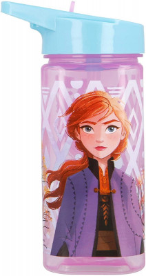 Garrafa Tritan Quadrada Frozen 2 Disney 530ml