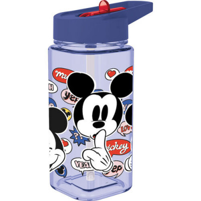 Garrafa Tritan Quadrada Mickey Thing 530ml