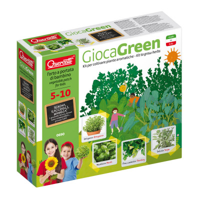 Gioca Green Aprender a Plantar Ervas Aromáticas Quercetti