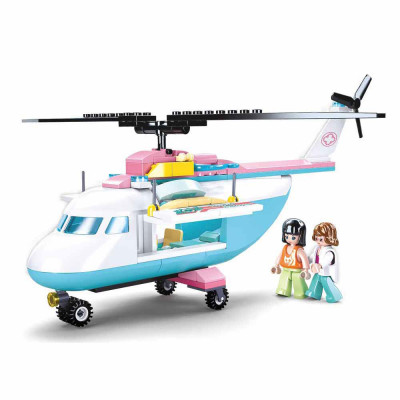Girls Dream Helicóptero Intervenção Médica 163 peças Sluban