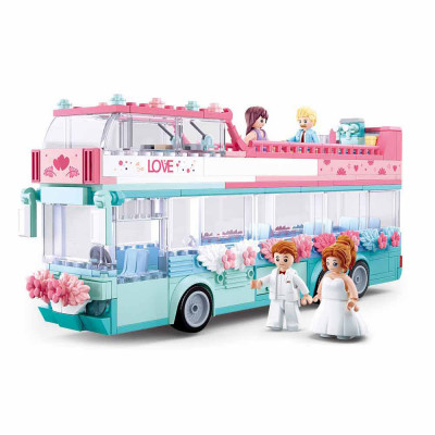 Girls Dream Wedding Autocarro 379 peças Sluban