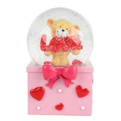 Globo Neve com Ursinho Love Globo Neve com Ursinho Love