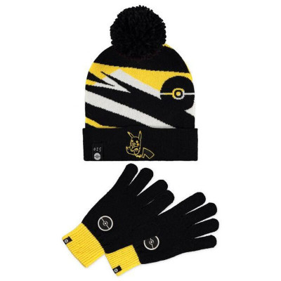 Gorro e Luvas Pokémon Pikachu