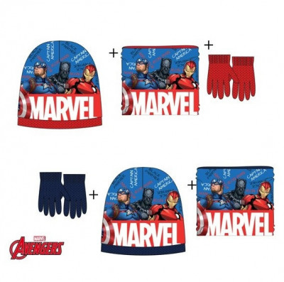 Gorro, Gola e Luvas Avengers Sortido