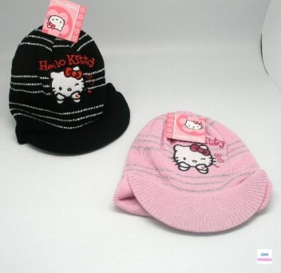 Gorros c/pala Hello Kitty