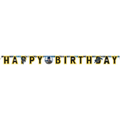 Grinalda Banner Happy Birthday Batman New