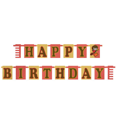Grinalda Happy Birthday Holográfica Harry Potter