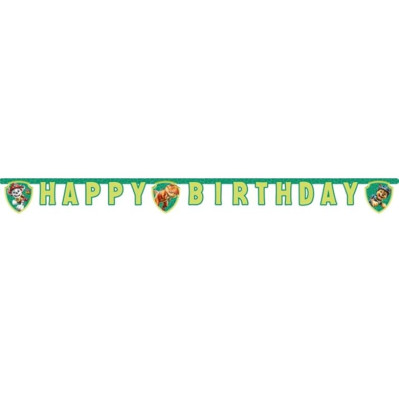 Grinalda Happy Birthday Patrulha Pata Dinossauros