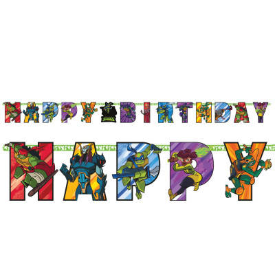 Grinalda Happy Birthday Tartarugas Ninja TMNT