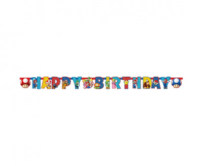 Grinalda Super Mario Happy Birthday