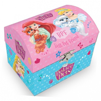 Guarda Joias Musical Cofre Princesas Disney Pets