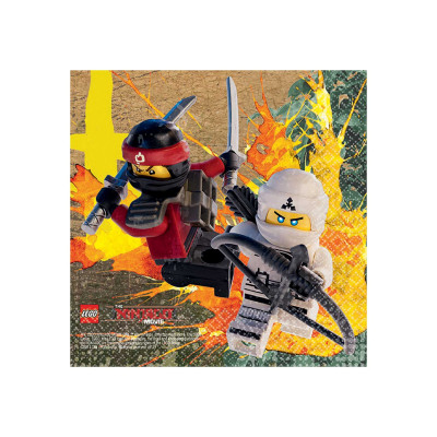 Guardanapos Lego Ninjago 25cm - 16und