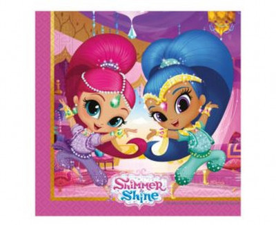 Guardanapos Shimmer e Shine 20 unid