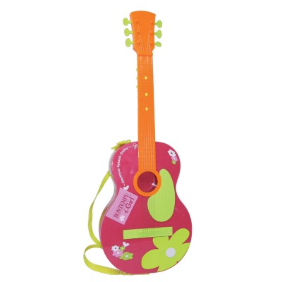 Guitarra Espanhola com 6 Cordas Metálicas Rosa