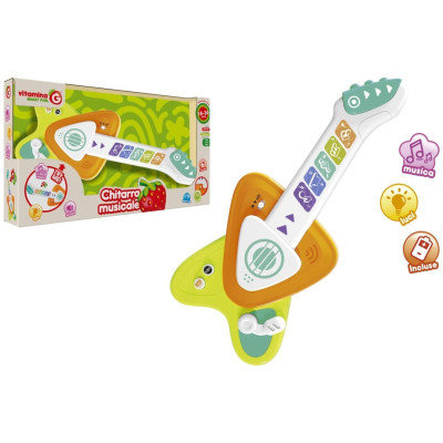 Guitarra Infantil com Musica e Luzes