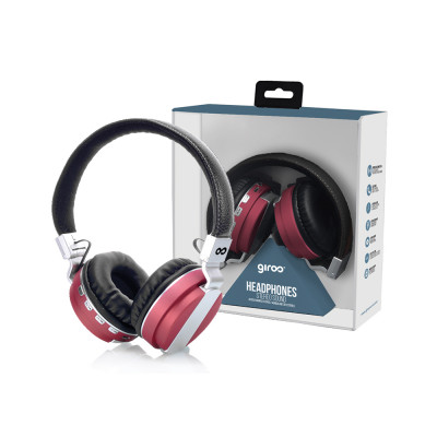 Headphones Bluetooth Vermelhos