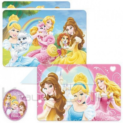 Individual de mesa 3D Princesas Disney