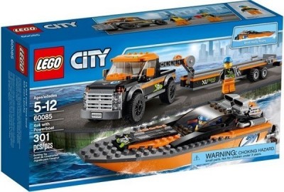 Jeep 4x4 Barco a Motor Lego City