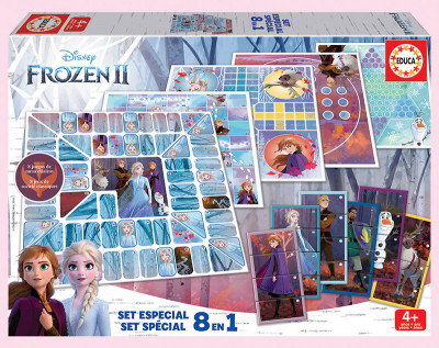 Jogo 8 em 1 Frozen 2 Disney