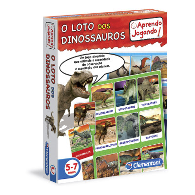 Jogo Aprende Loto dos Dinossauros