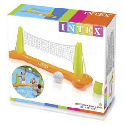 Jogo Insuflável Voleibol Piscina Intex