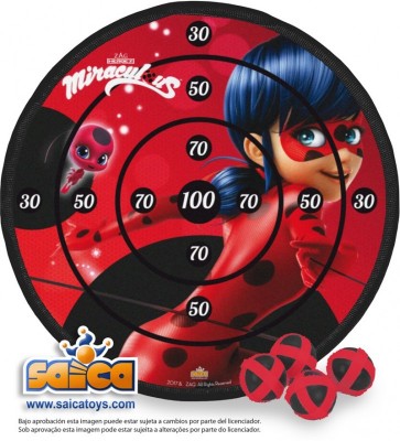 Jogo Ladybug Alvo em Velcro