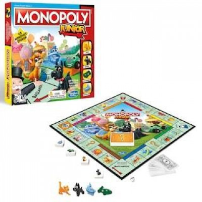 Hasbro Monopoly Junior Jogos Para Crianças Família Festa Jogos De