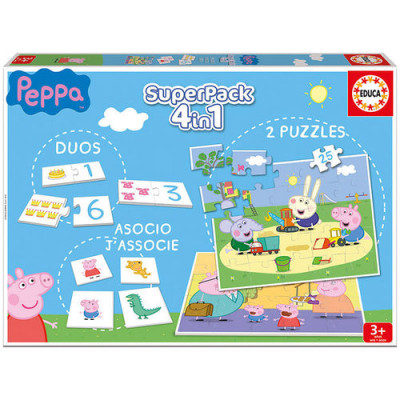 Jogo Superpack 4 em 1 Porquinha Peppa