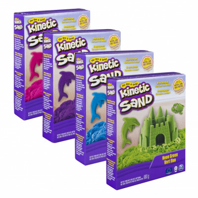 Kinetic Sand Pack Neon Deluxe Areia Mágica 680gr