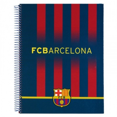 Kit 3 cadernos argolas A4 FC Barcelona Stadium