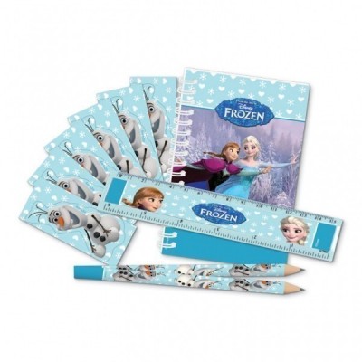 Kit Brindes Papelaria Frozen 20 Peças